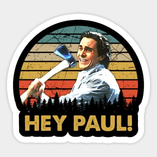 Hey Paul! Vintage Sticker